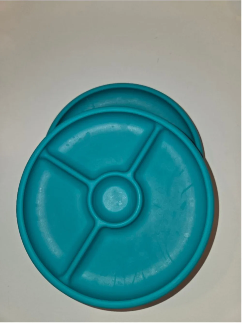 Lot of 2 OXO Silicone Divided Plate (Used)